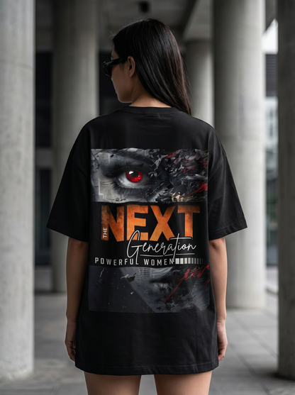 Next Gen Women - Powerful Feminist Oversized T-shirt