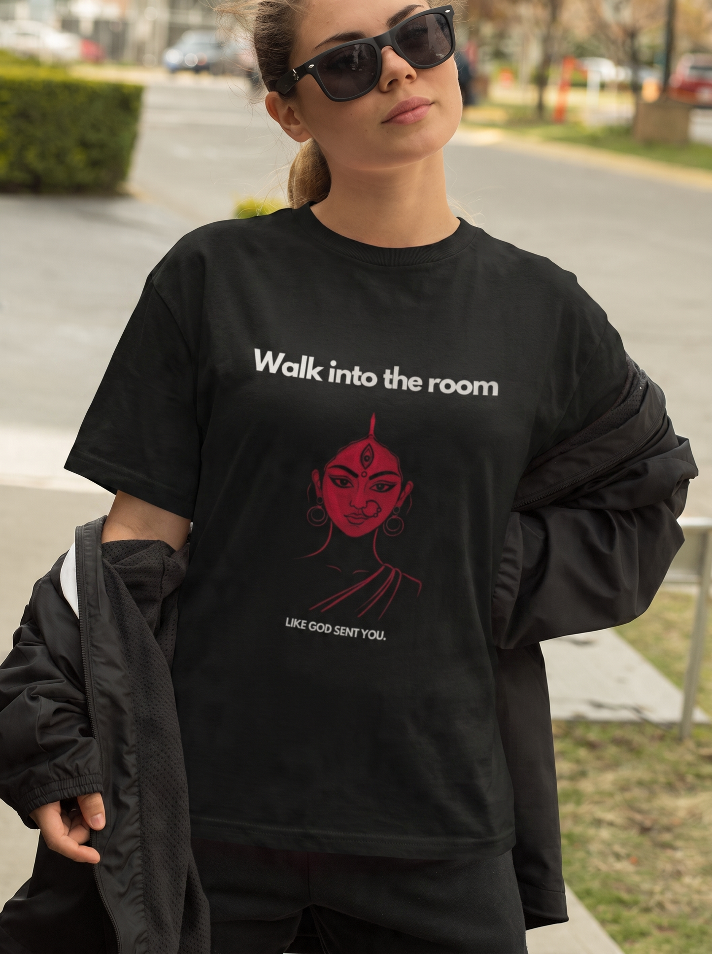 Like God Sent You - Powerful Feminist Oversized T-shirt
