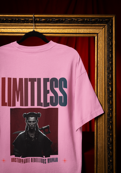 Limitless - Powerful Feminist Oversized T-shirt
