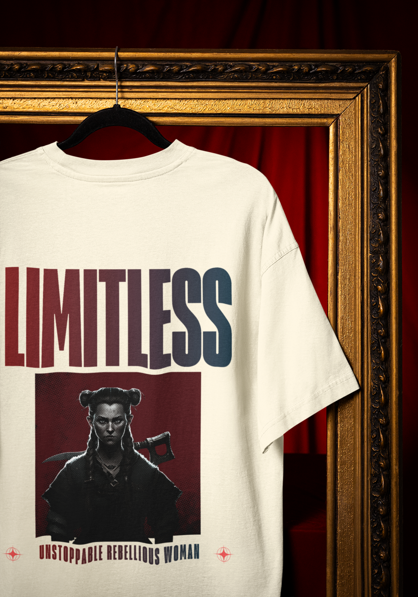 Limitless - Powerful Feminist Oversized T-shirt