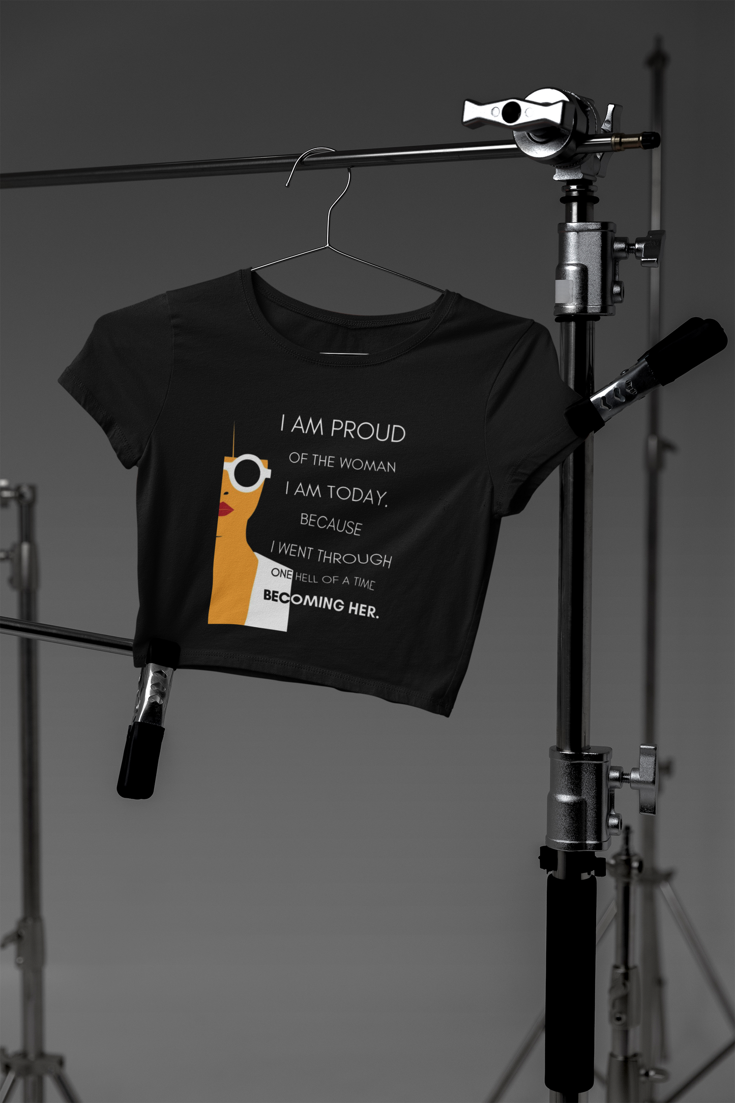 I am Proud | Feminist Women's Crop Top