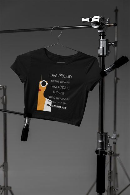 I am Proud | Feminist Women's Crop Top