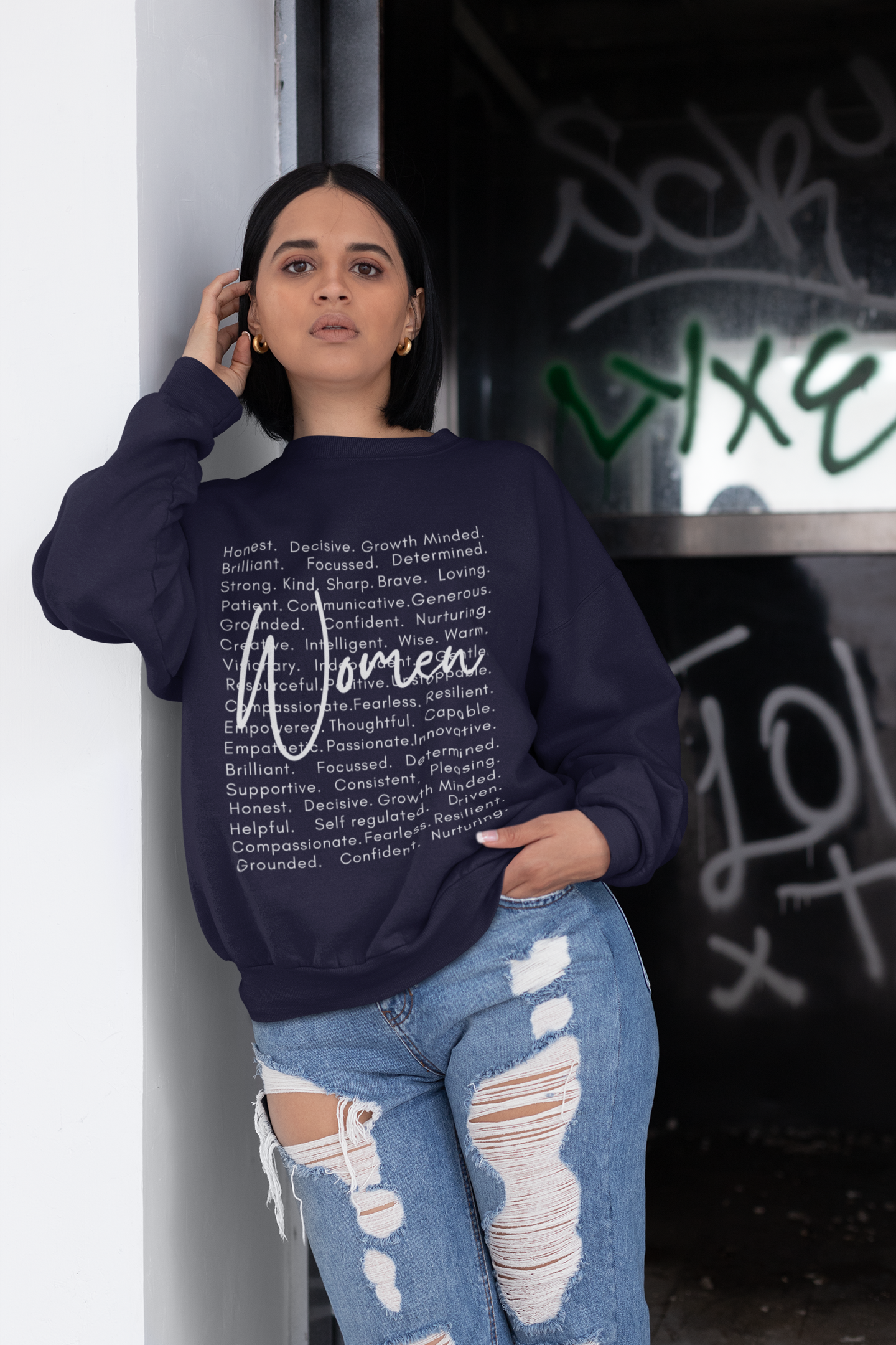 Women-Bold Comfort Unisex Sweatshirt