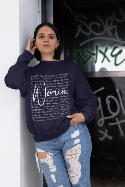 Women-Bold Comfort Unisex Sweatshirt