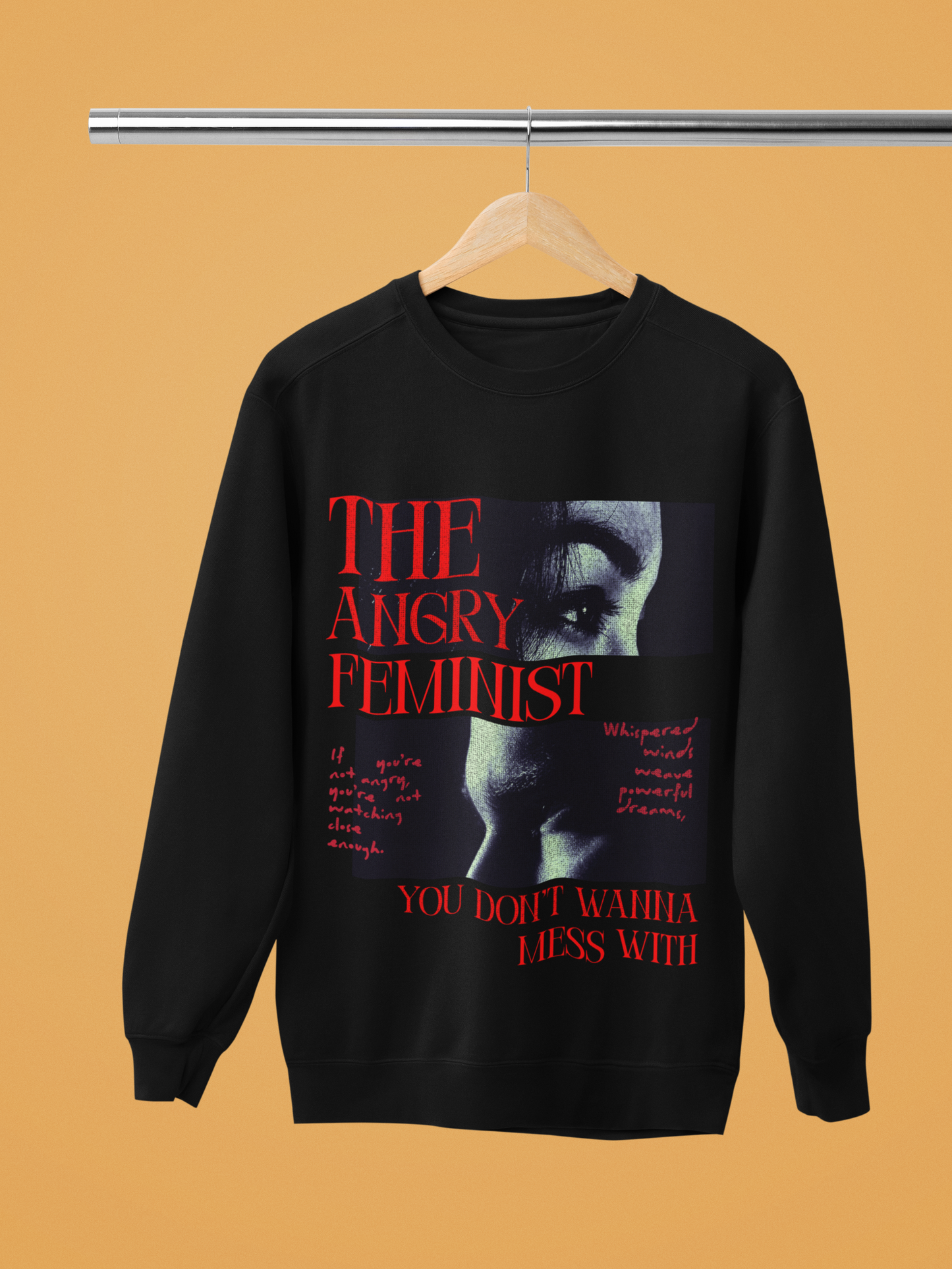 Angry Feminist | Oversized Premium Tshirt, Sweatshirt, Hoodie