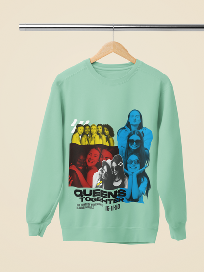 Queens Together | Feminist Oversized Unisex T-shirt
