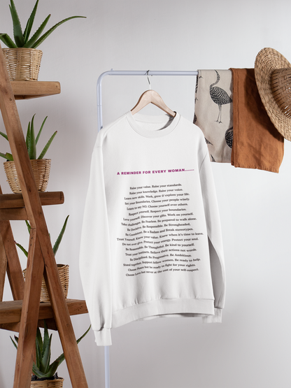 Every Woman-Bold Comfort Unisex Sweatshirt