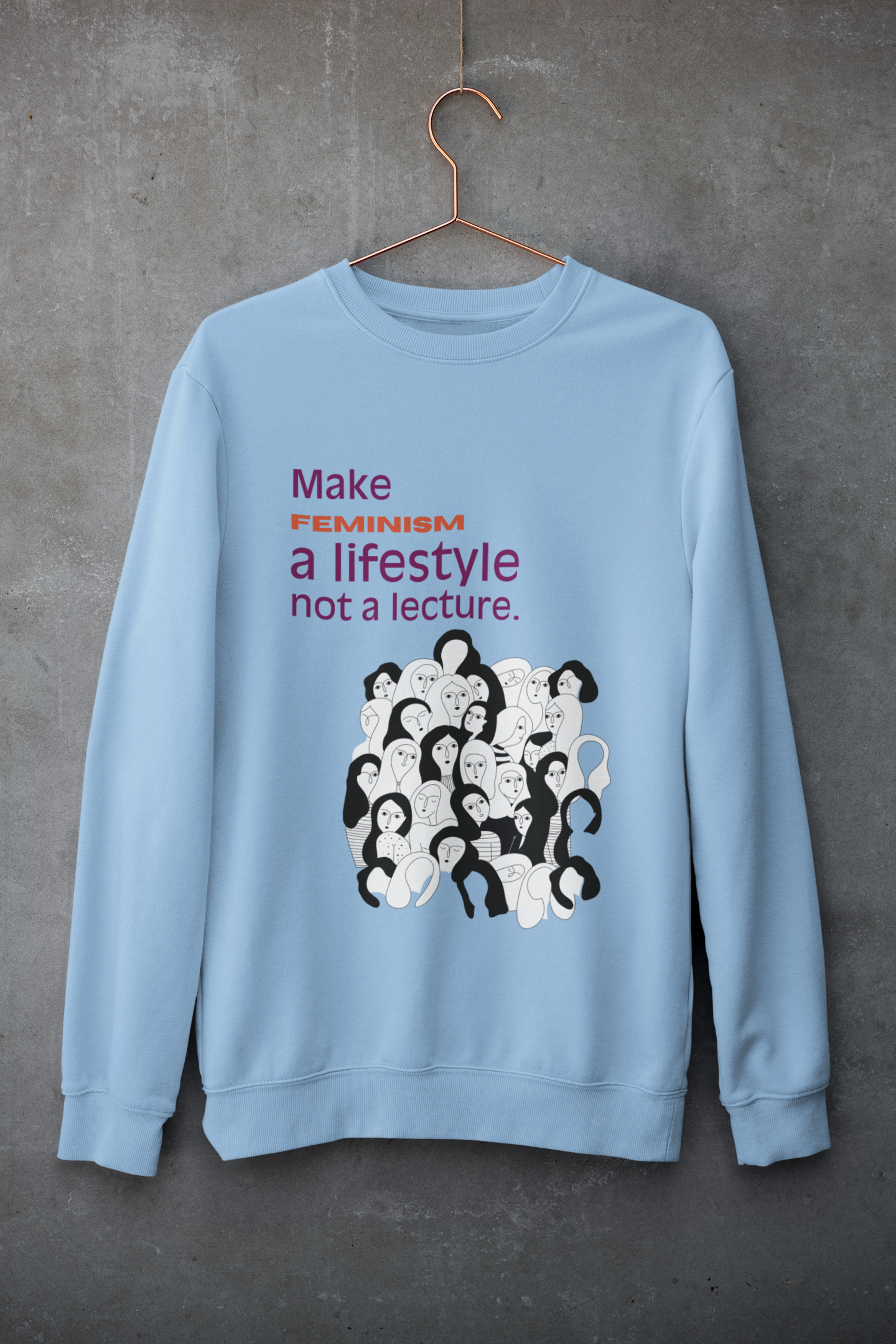 Lifestyle-Bold Comfort Unisex Sweatshirt