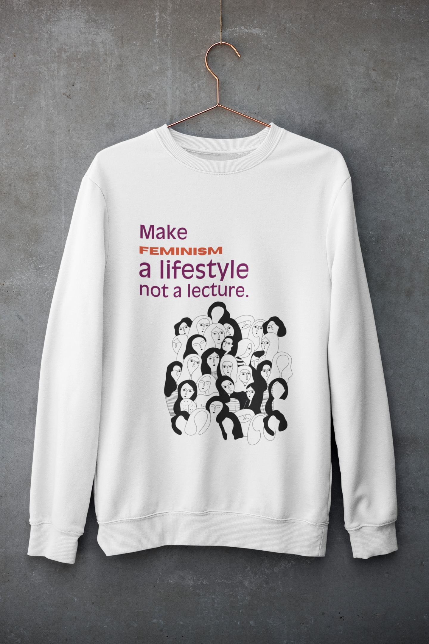 Lifestyle-Bold Comfort Unisex Sweatshirt