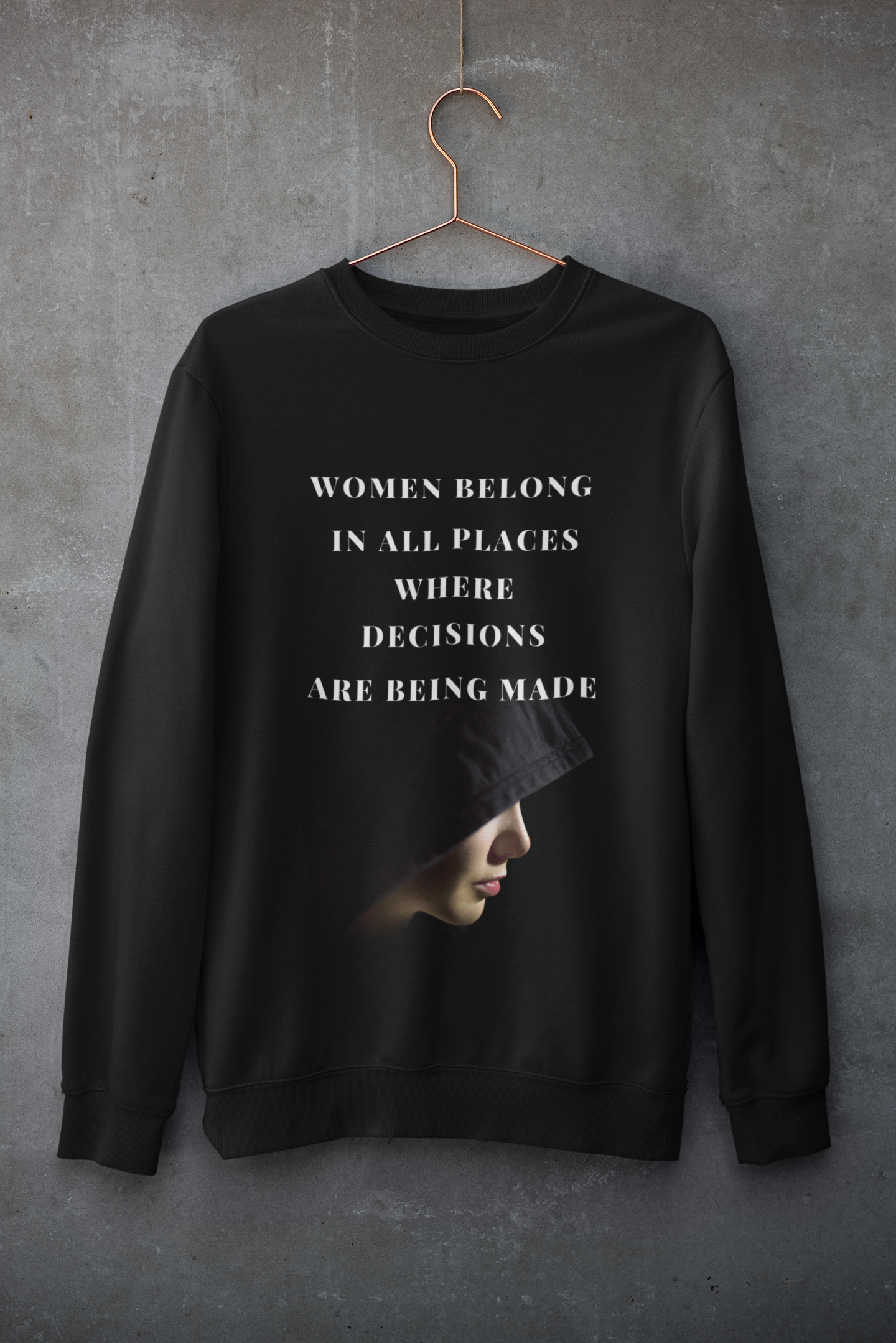 Women Belong-Bold Comfort Unisex Sweatshirt