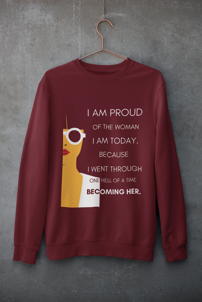 Becoming Her-Bold Comfort Unisex Sweatshirt