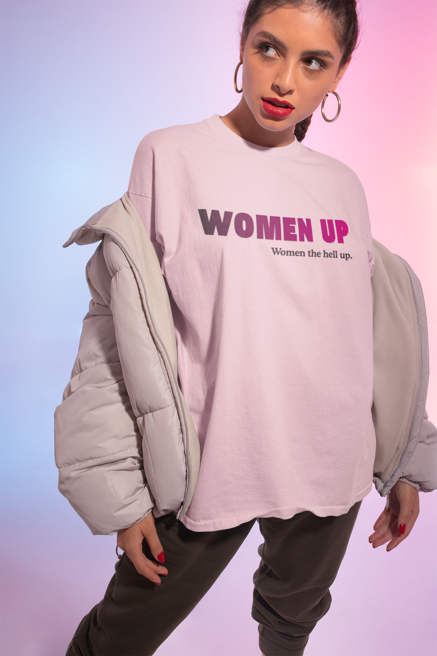 Brave Women - Powerful Feminist Oversized T-shirt