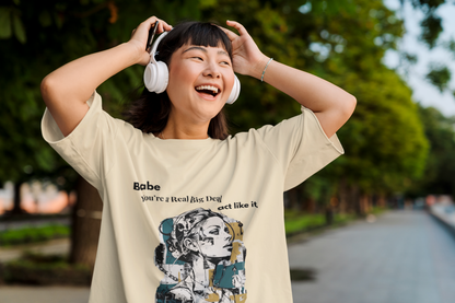 Act Like It - Premium Feminist Oversized T-shirt