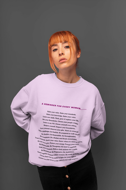 Every Woman-Bold Comfort Unisex Sweatshirt