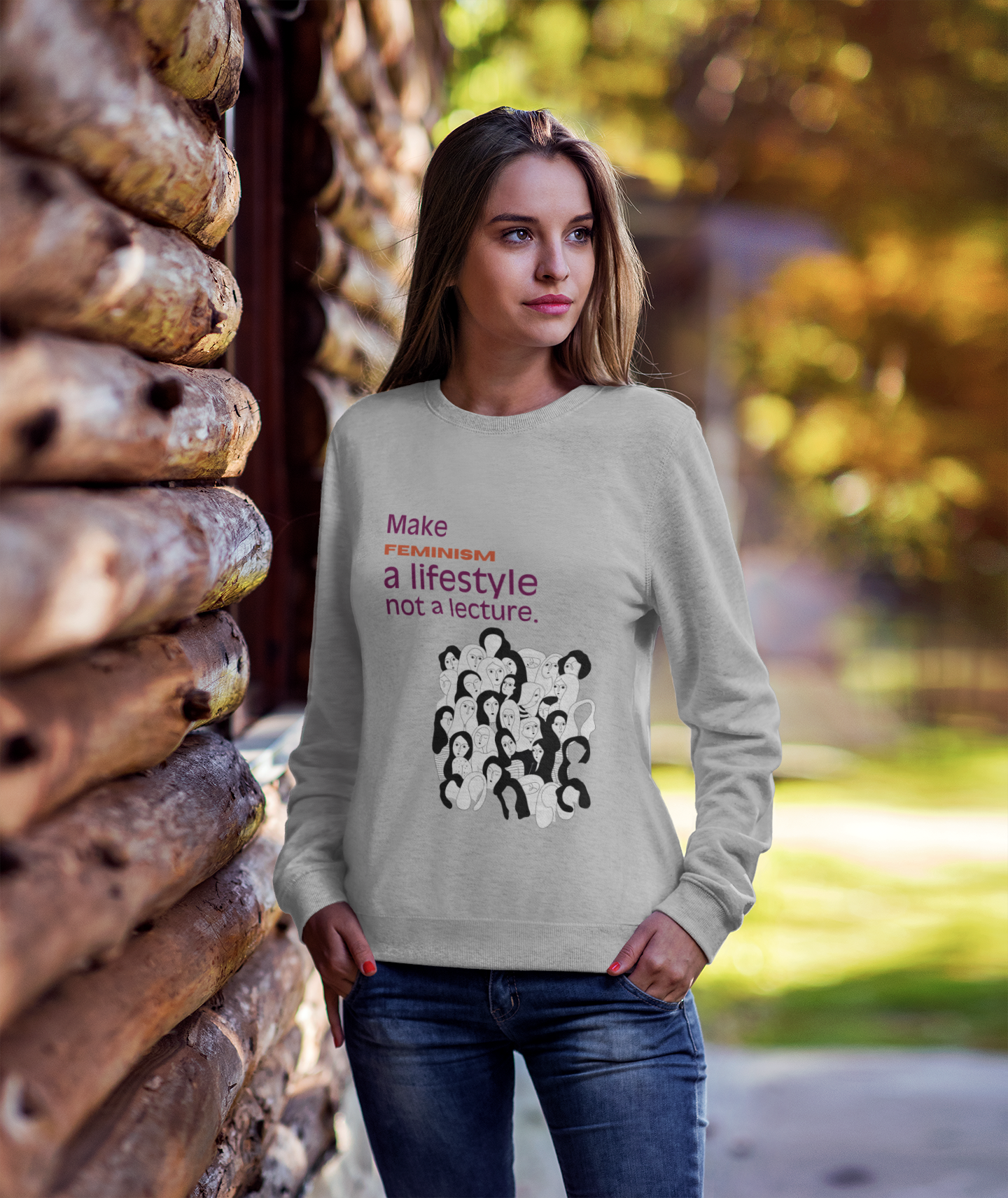 Lifestyle-Bold Comfort Unisex Sweatshirt