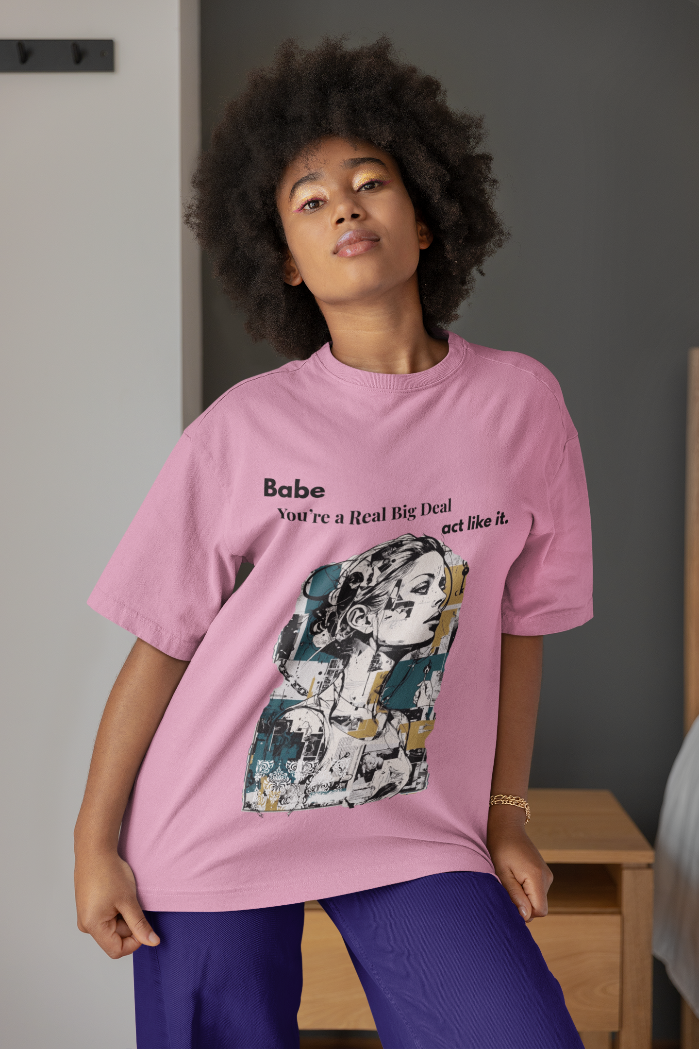 Act Like It - Premium Feminist Oversized T-shirt