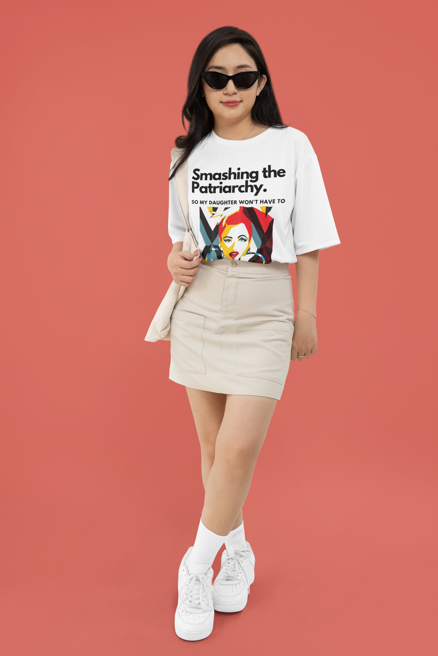 Smashing Patriarchy | Feminist Oversized Unisex T-shirt