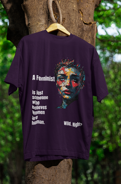 Women are Human | Feminist Oversized T-shirt