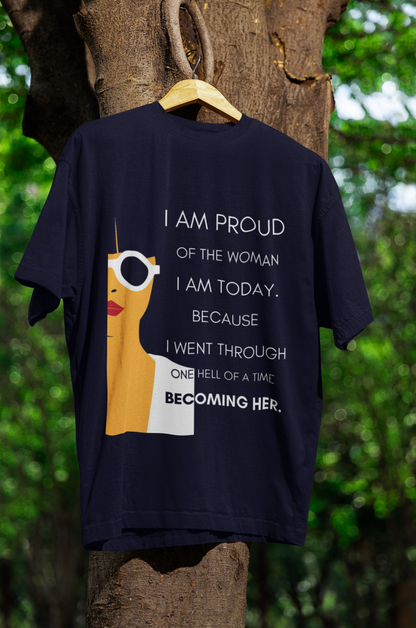 Becoming Her | Feminist Oversized Unisex T-shirt