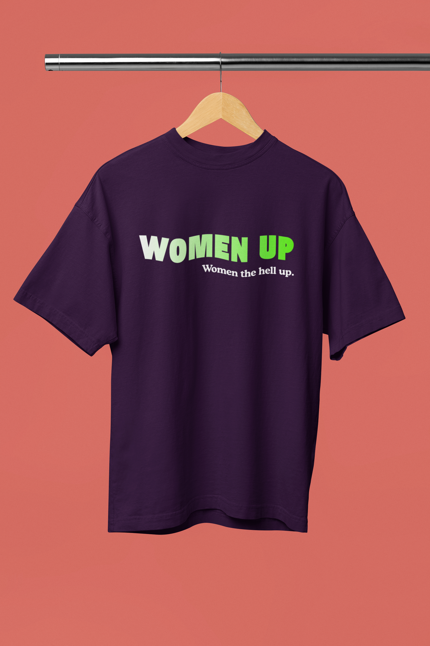 Breathe - Powerful Feminist Oversized T-shirt