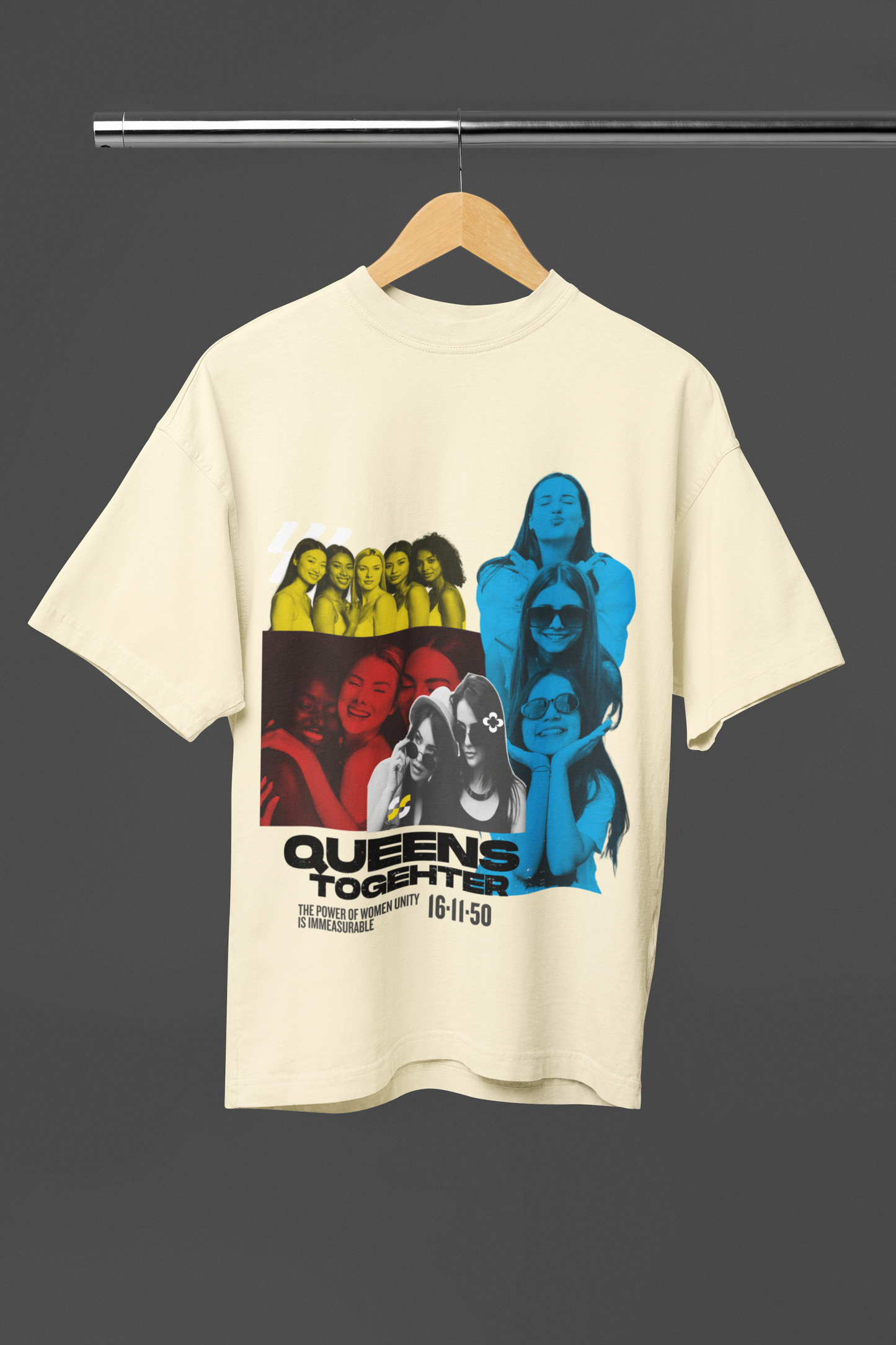 Queens Together | Feminist Oversized Unisex T-shirt