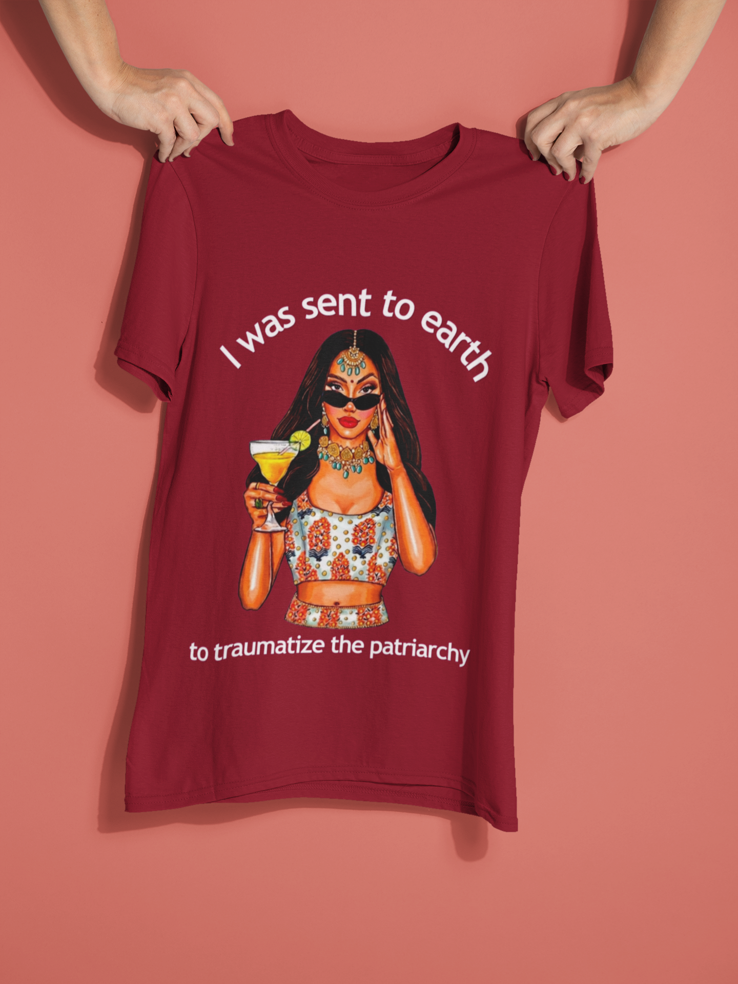 Funny Feminist T-shirt - Traumatize Patriarchy
