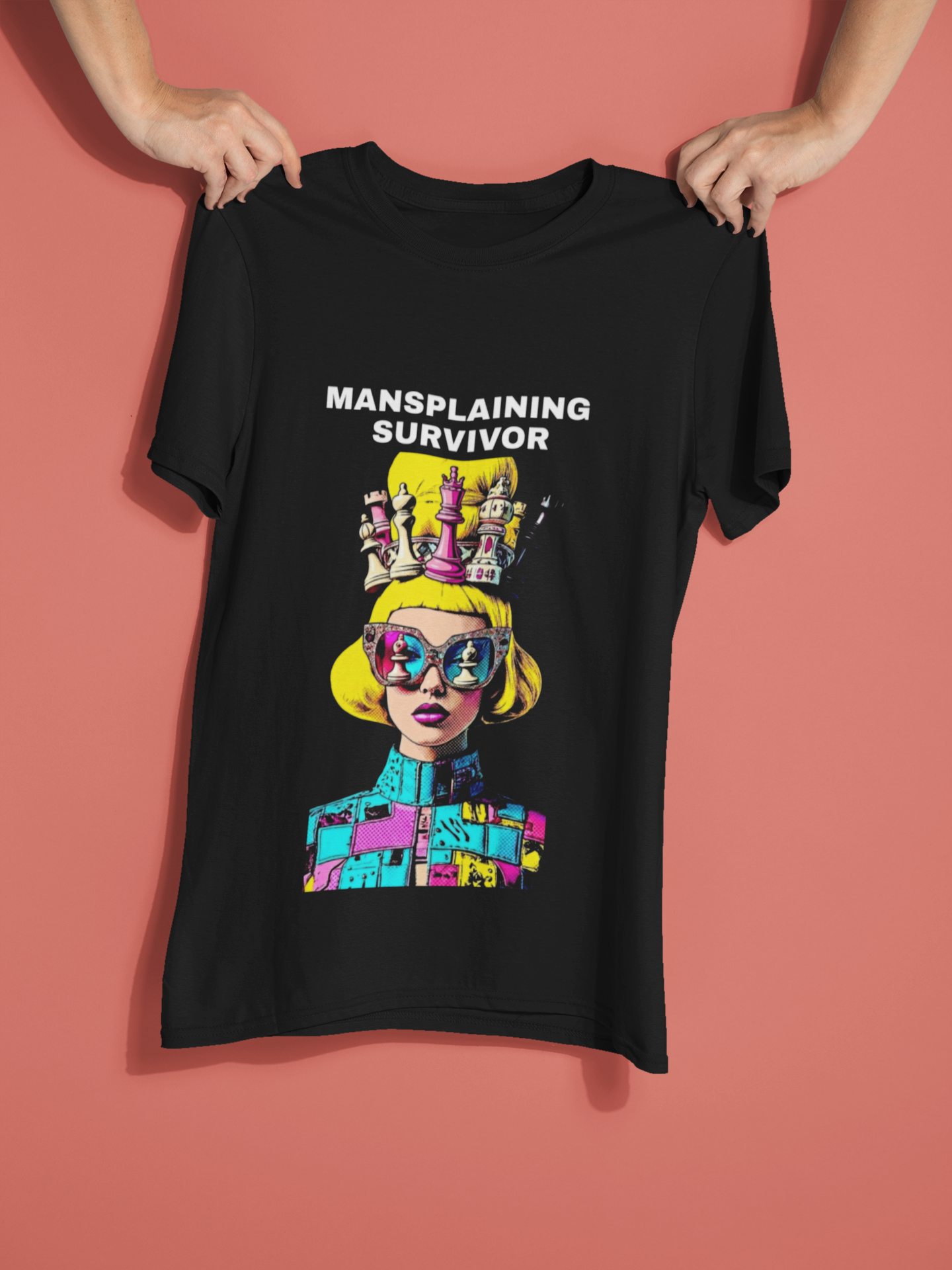 Funny Feminist T-shirt - Mansplaining