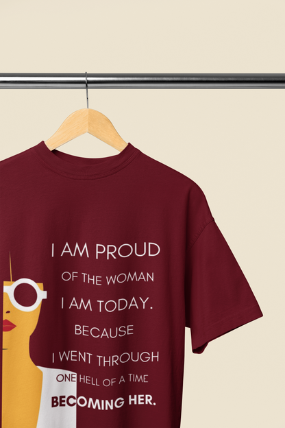Becoming Her | Feminist Oversized Unisex T-shirt