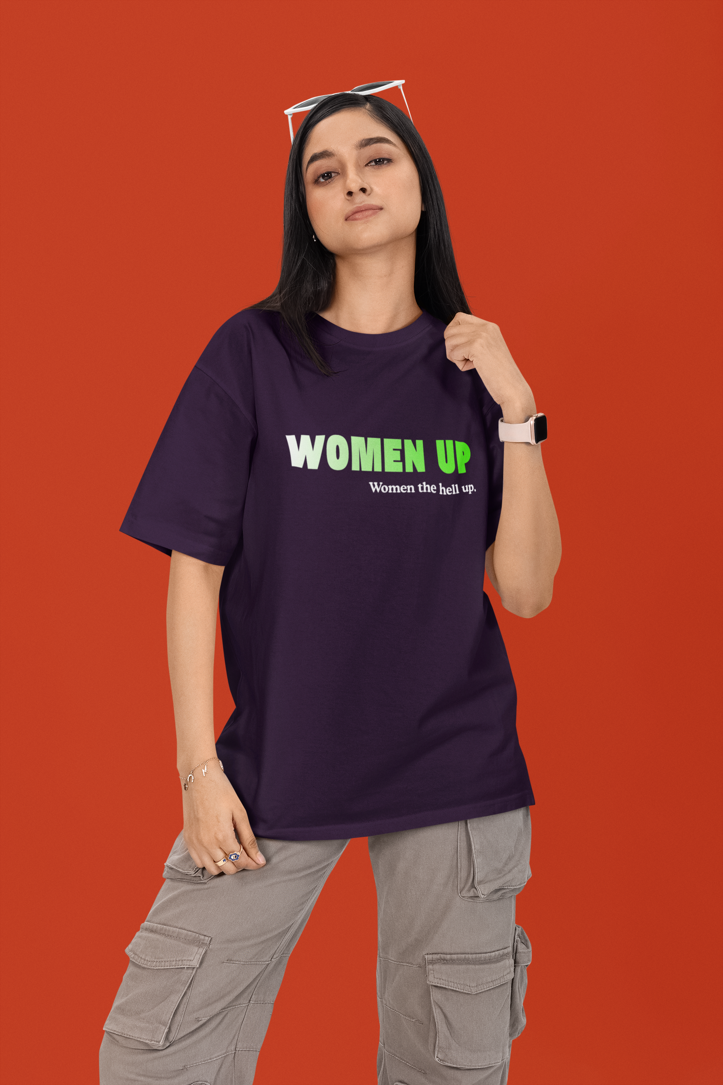 Breathe Freely - Powerful Feminist Oversized Tshirt