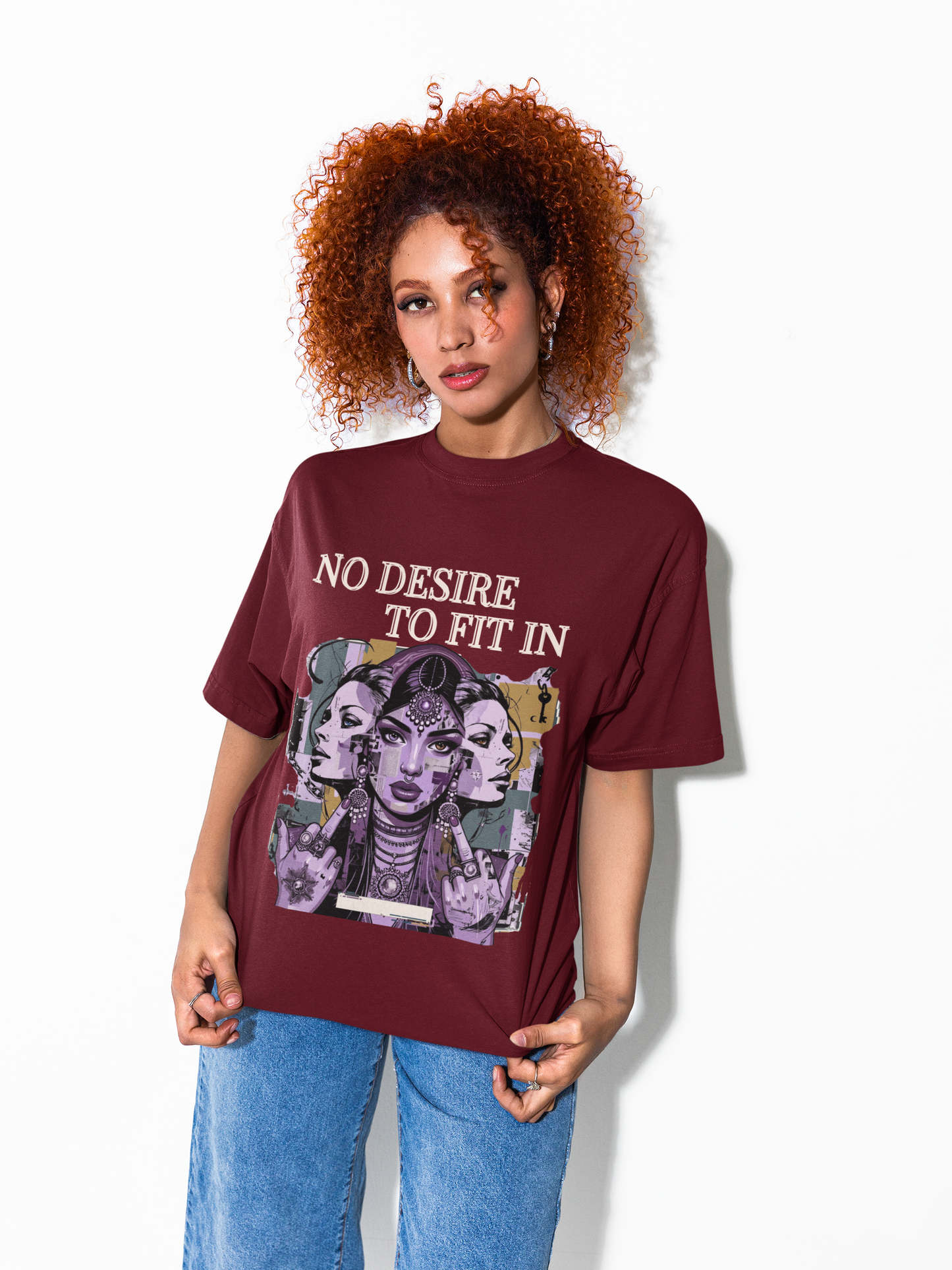 No Desire - Premium Feminist Oversized T-shirt