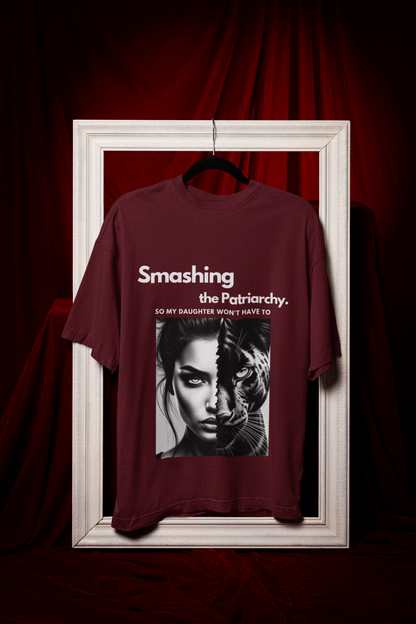 Smash Patriarchy | Feminist Oversized Unisex T-shirt