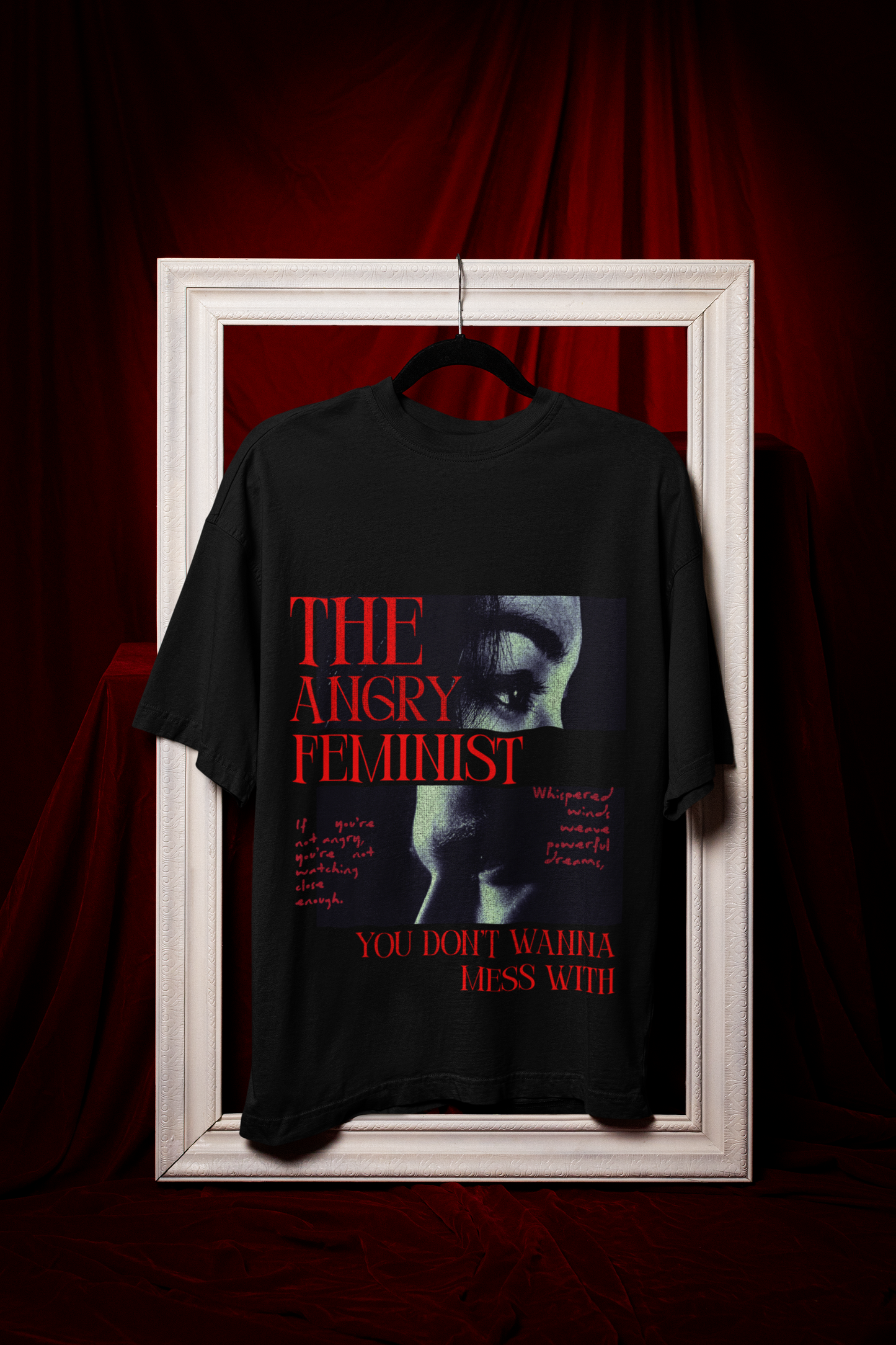 Angry Feminist | Oversized Premium Tshirt, Sweatshirt, Hoodie