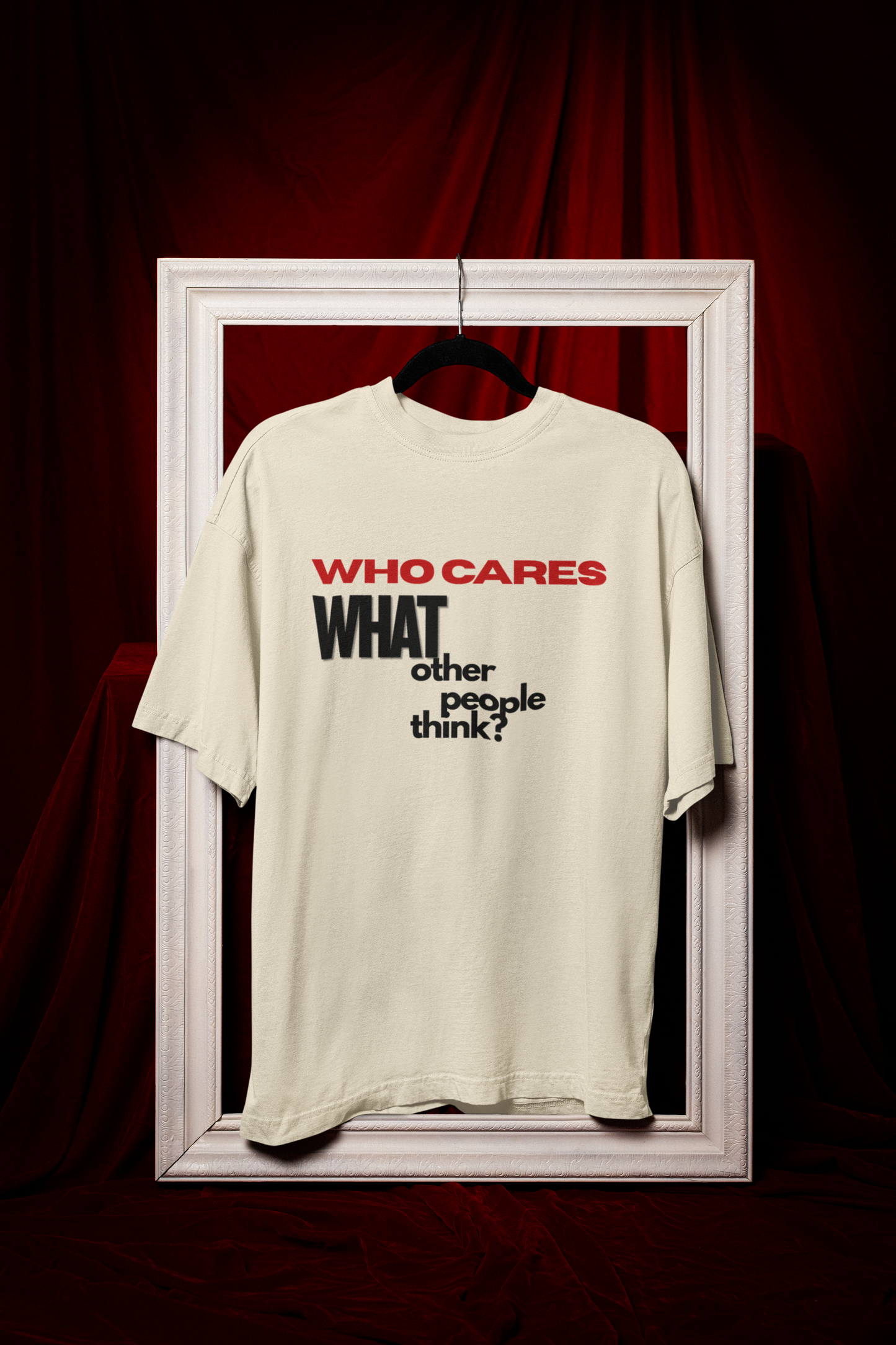 Who cares - Premium Feminist Oversized T-shirt