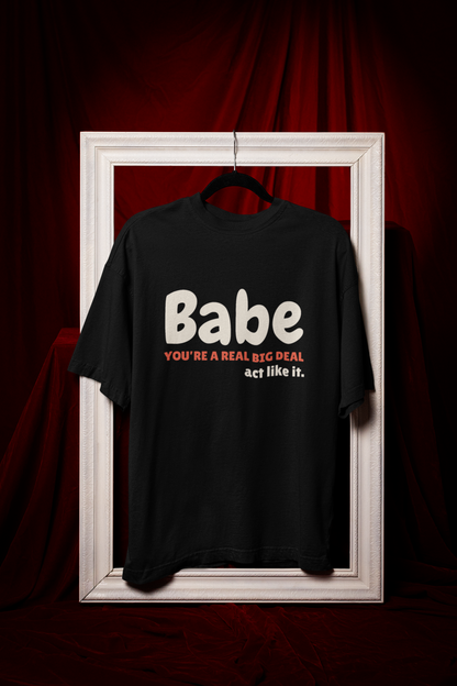 Big Deal - Premium Feminist Oversized T-shirt