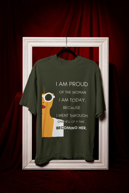 Becoming Her | Feminist Oversized Unisex T-shirt