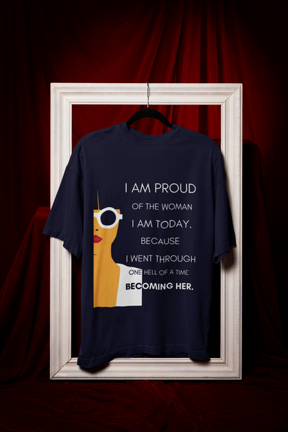 Becoming Her | Feminist Oversized Unisex T-shirt