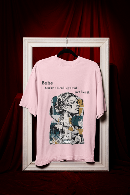 Act Like It - Premium Feminist Oversized T-shirt