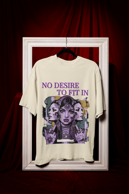 No Desire - Premium Feminist Oversized T-shirt