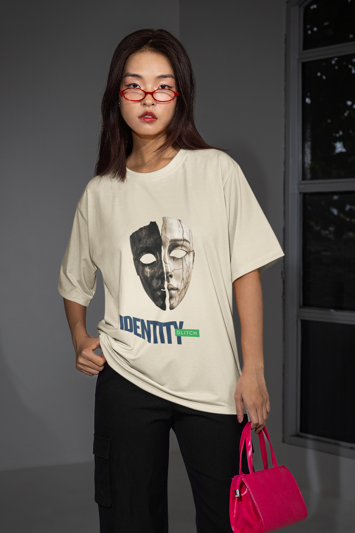 Identity - Premium Feminist Oversized T-shirt