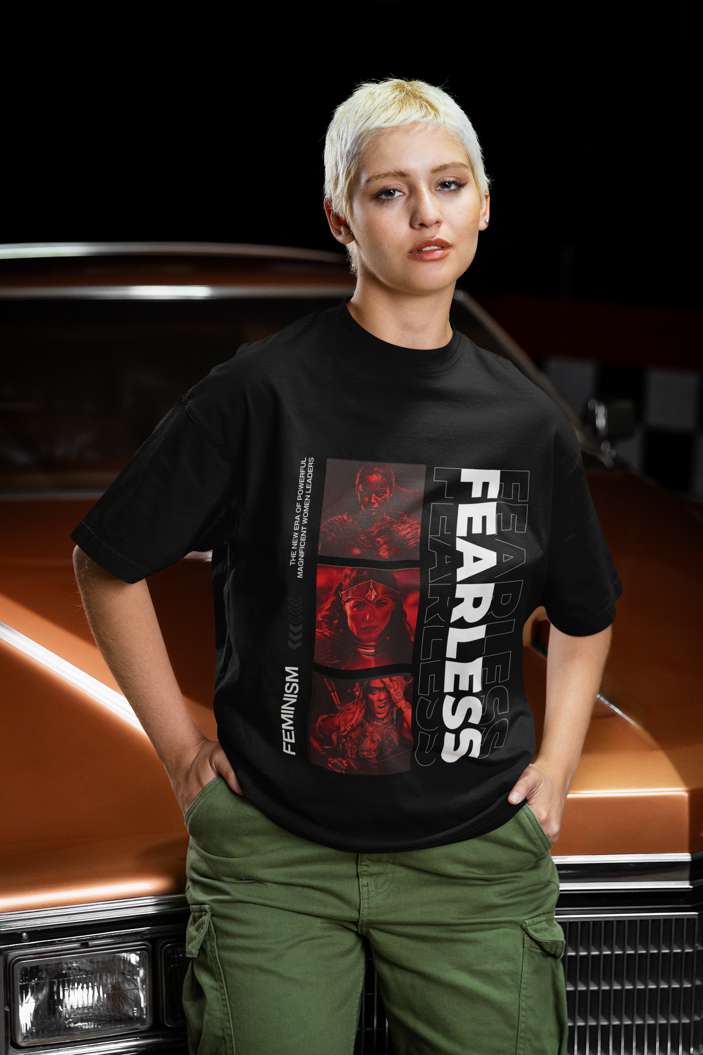 Fearless | Oversized Unisex T-shirt, Sweatshirt & Hoodie