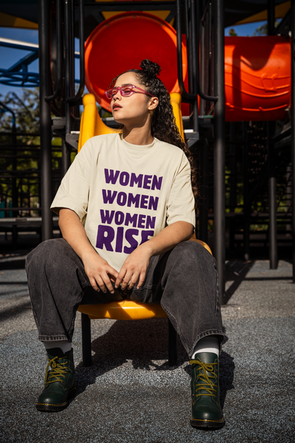 Rise - Premium Feminist Oversized T-shirt