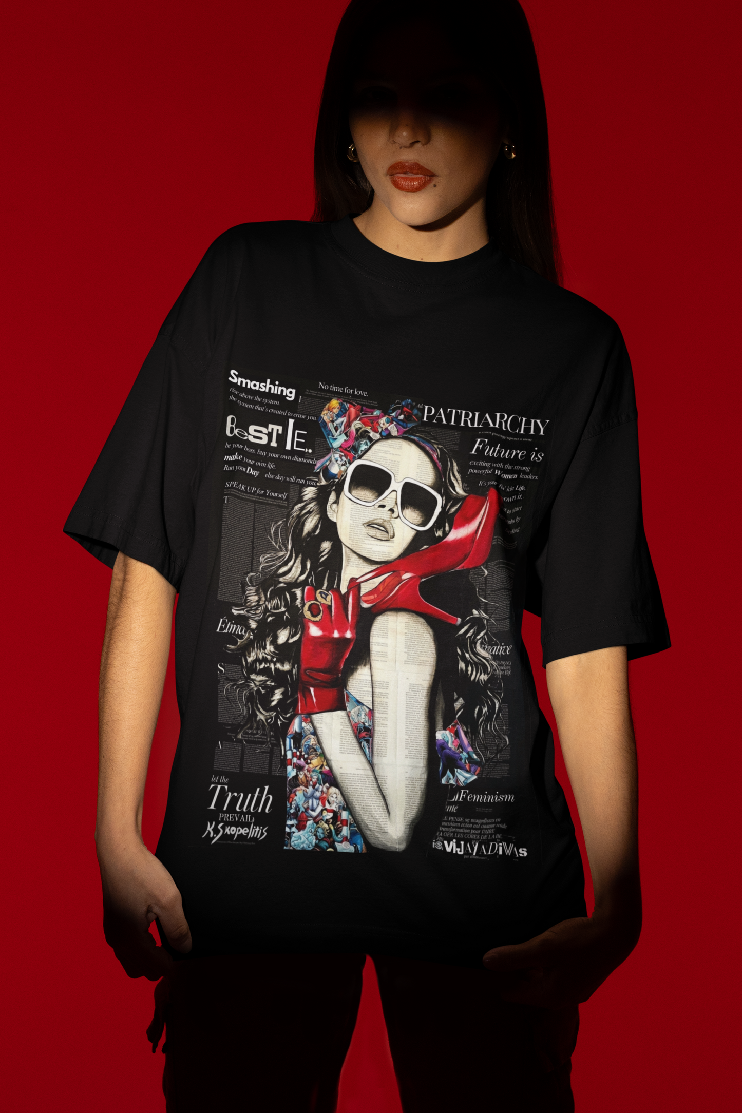 Smash Patriarchy | Feminist Oversized Unisex T-shirt