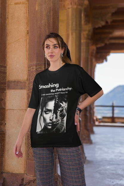 Smash Patriarchy | Feminist Oversized Unisex T-shirt