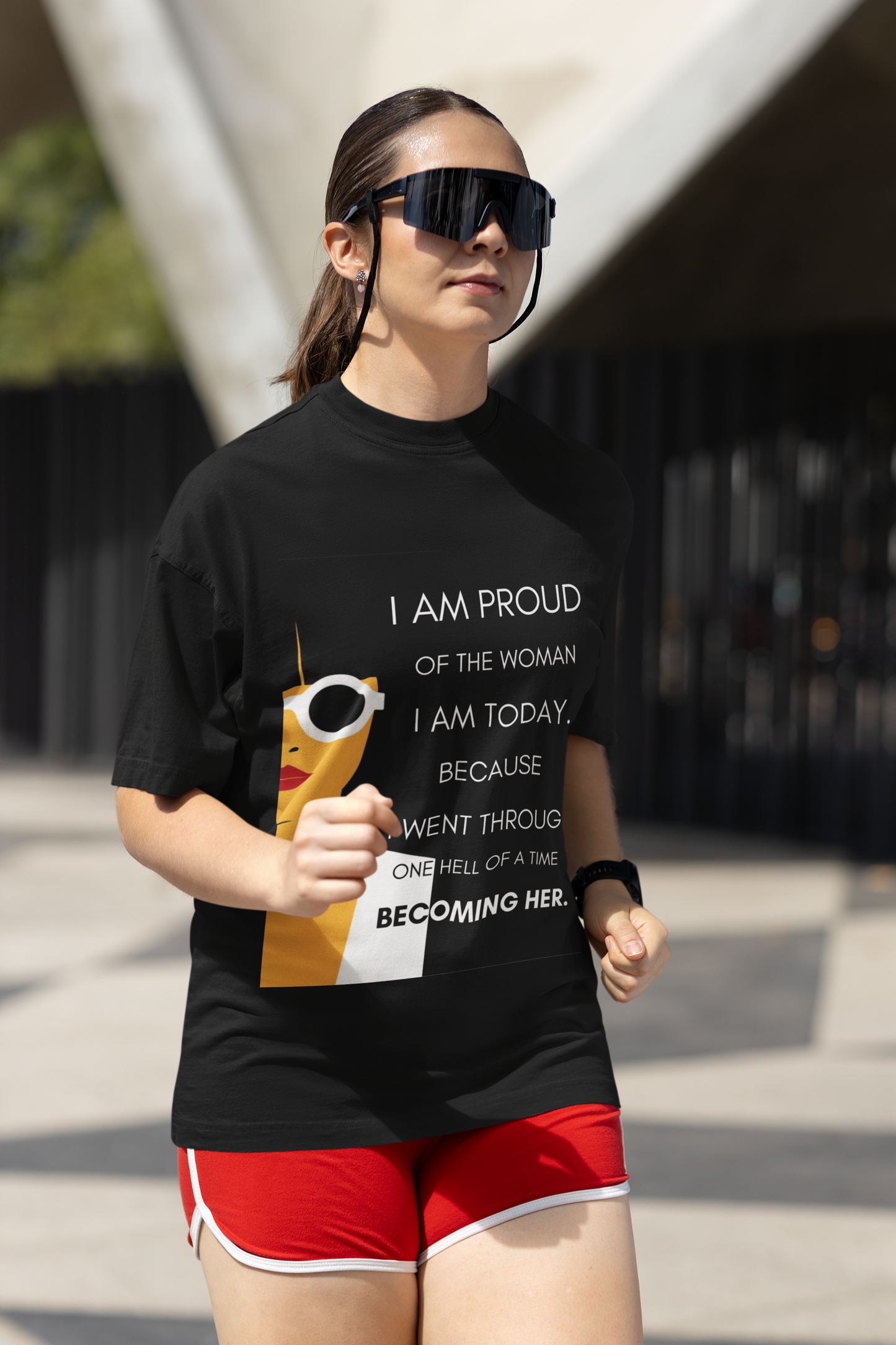 Becoming Her | Feminist Oversized Unisex T-shirt