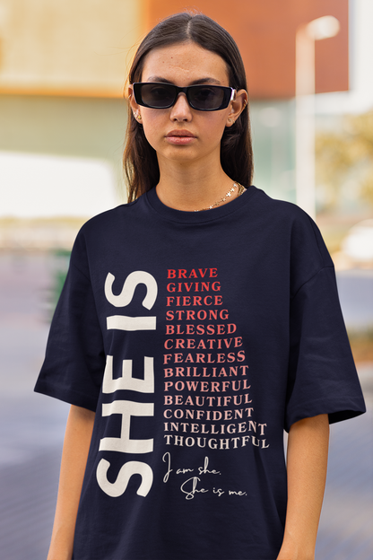 Enough - Premium Feminist Oversized T-shirt