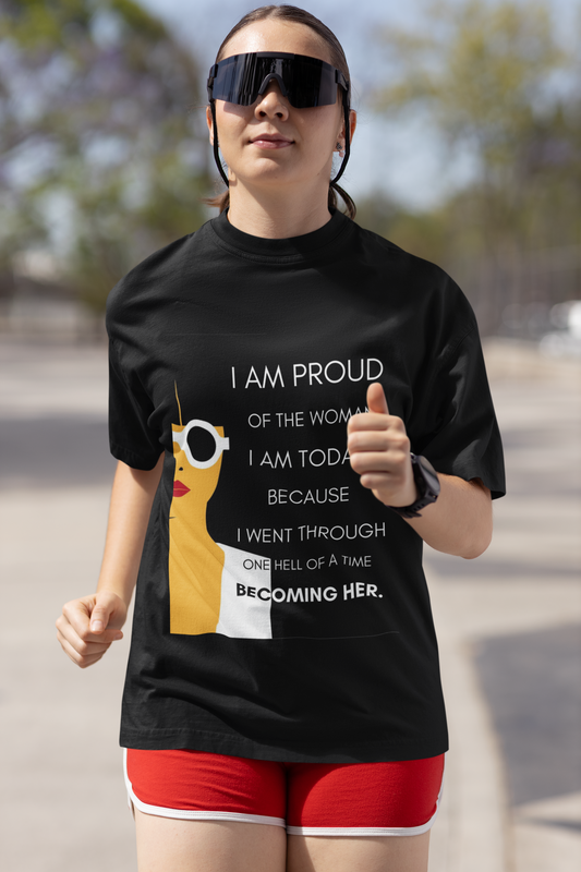 Becoming Her | Feminist Oversized Unisex T-shirt