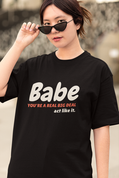 Big Deal - Premium Feminist Oversized T-shirt