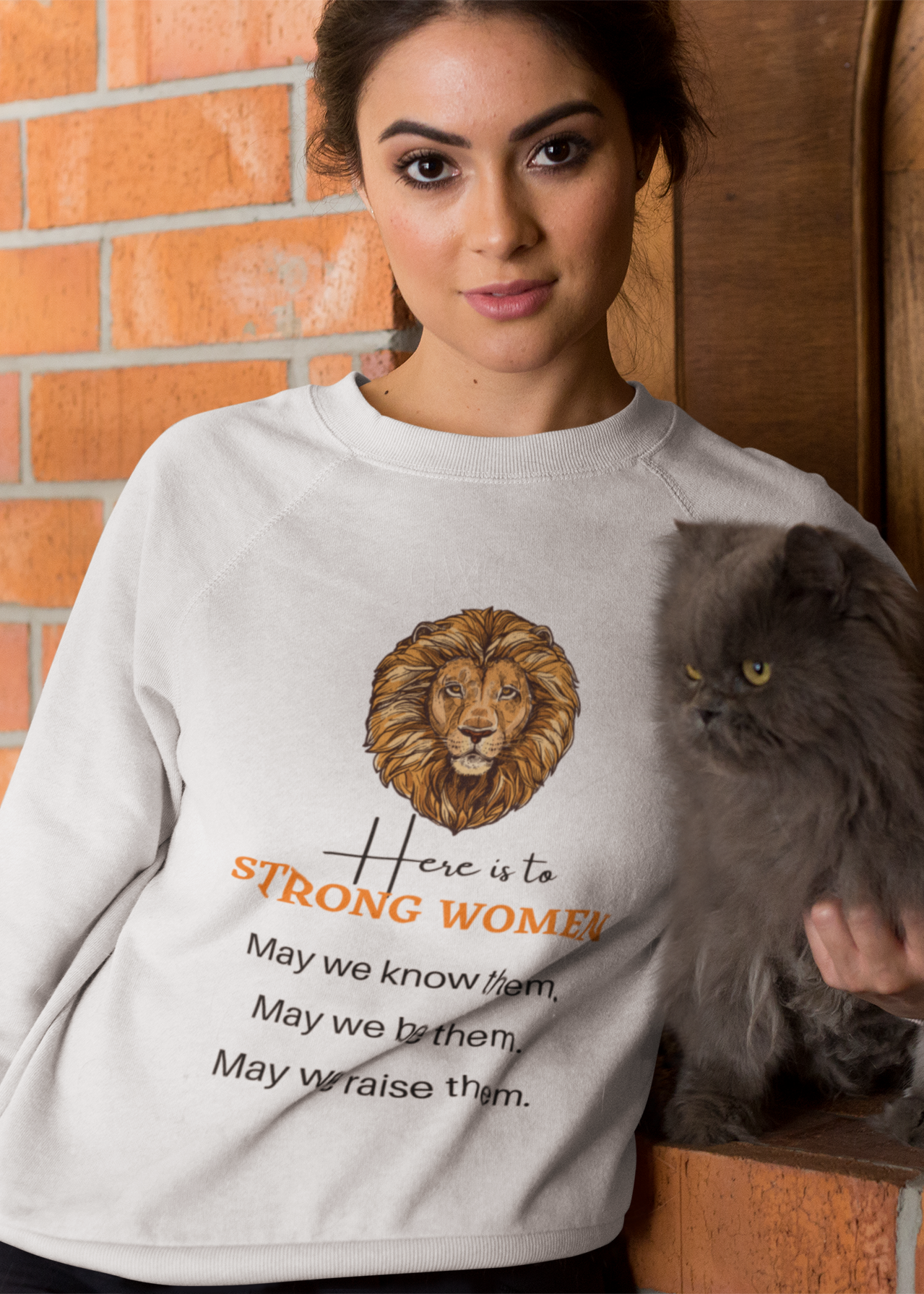 Strong Women-Bold Comfort Unisex Sweatshirt