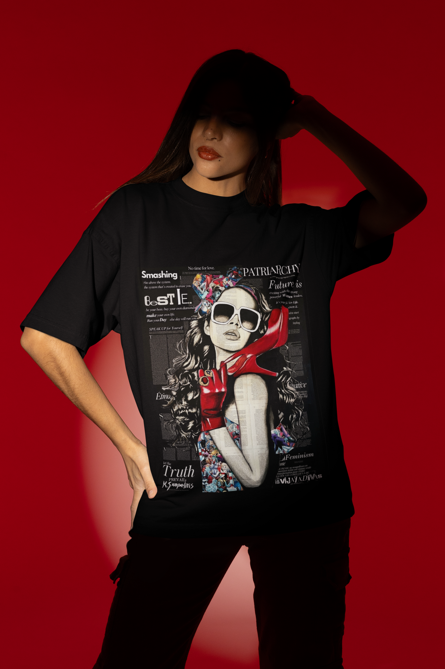 Smash Patriarchy | Feminist Oversized Unisex T-shirt