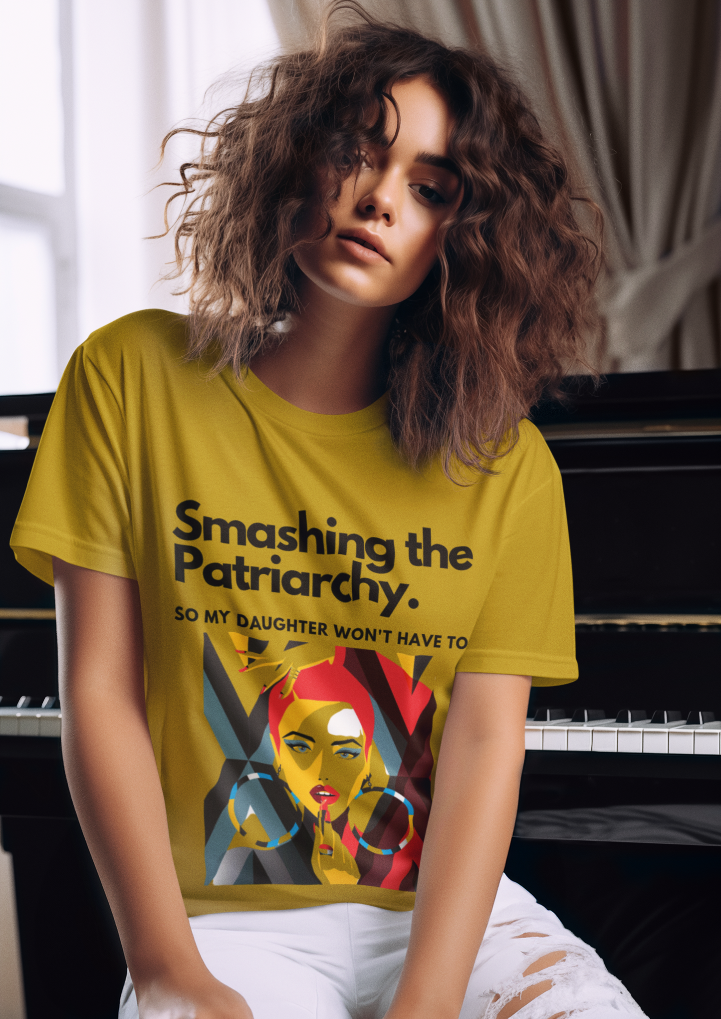 Smashing Patriarchy | Feminist Oversized Unisex T-shirt